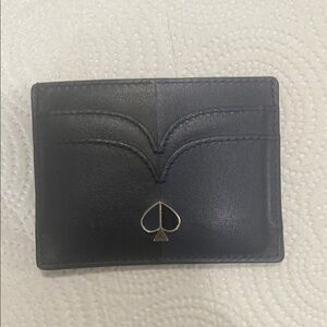 Kate Spade Black Leather Card Holder
